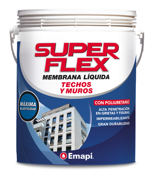 SUPERFLEX TECHOS Y MUROS - IMPERMEABILIZANTE